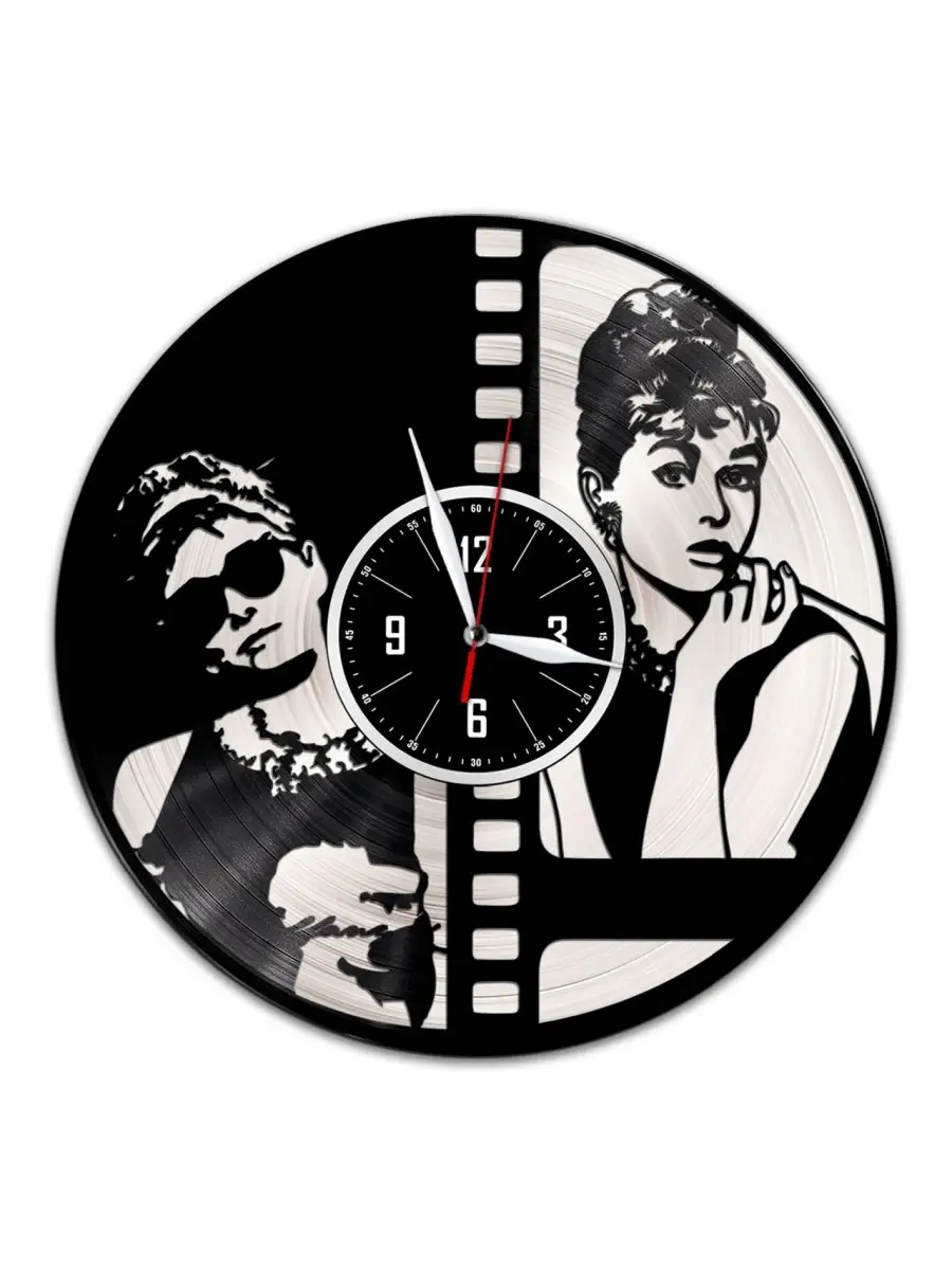 Наручные часы TIA Одри Хепберн, белый ремешок, серебристый корпус