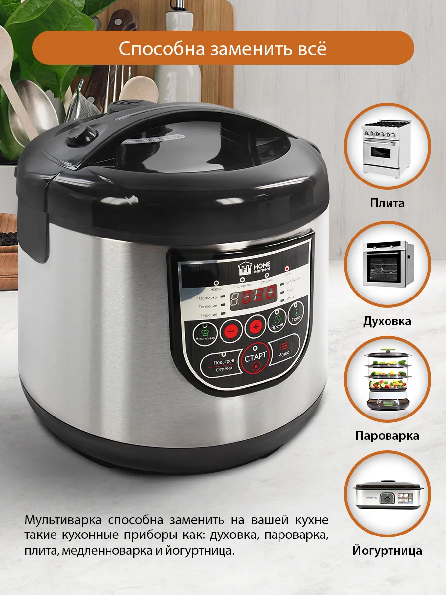 Инструкция мультиварки home. Мультиварка хоум элемент