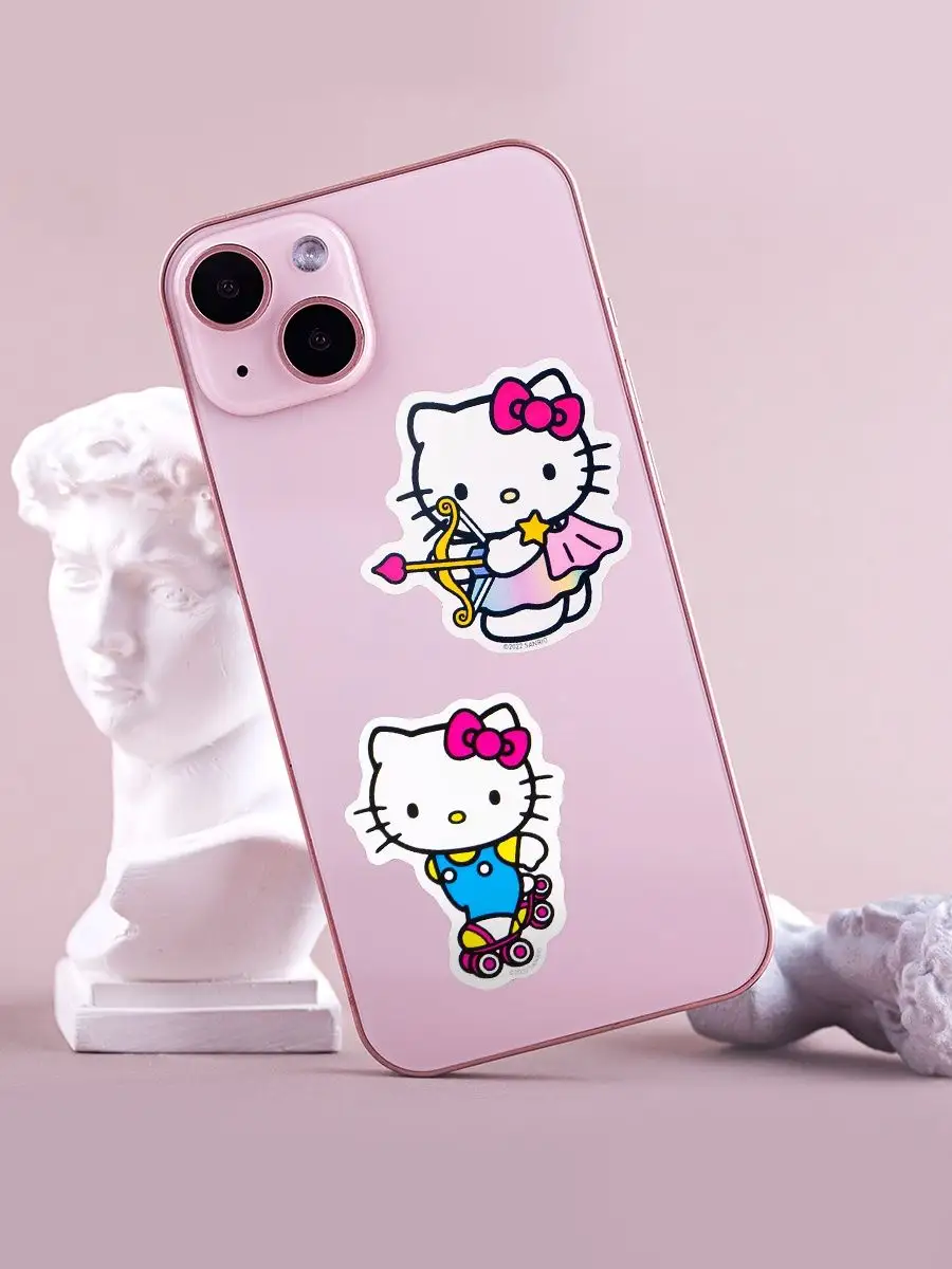 Стикеры на телефон и чехол аниме Hello Kitty Куроми Стикми 74033373 купить  за 149 ₽ в интернет-магазине Wildberries