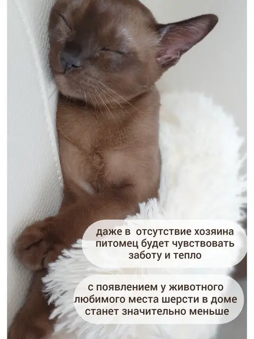 Soft Puf Плед для животных, бежевый, фото 3