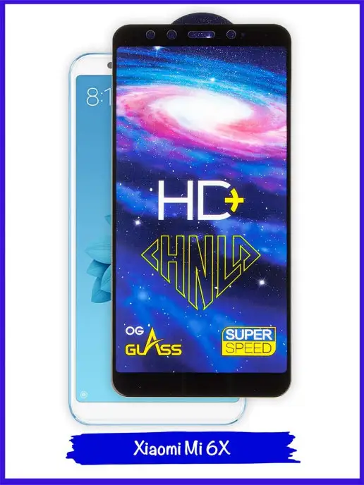 HiPla Защитное противоударное стекло для Xiaomi Mi 6X, 2 шт