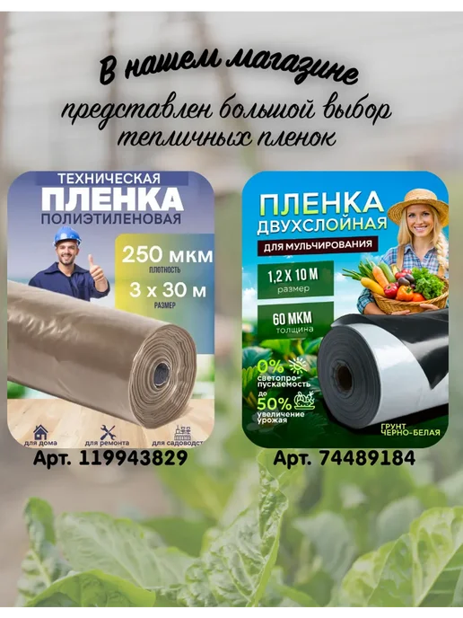 Vesta-shop многолетняя 150 Многолетняя пленка зеленая 150 мкм 3х10, 3x10, фото 8