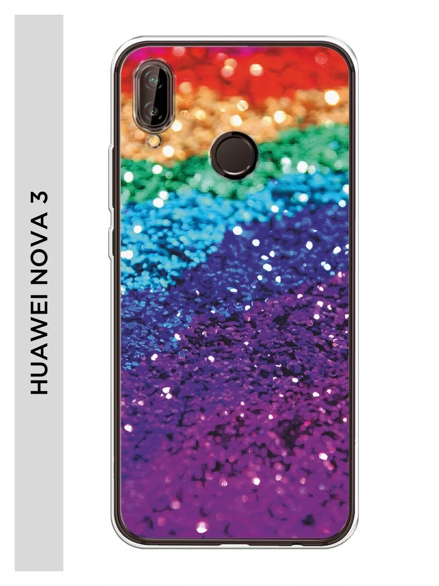 Чехол на Huawei Nova 3 / Хуавей Нова 3 с рисунком Huawei 74187958 купить за  379 ₽ в интернет-магазине Wildberries