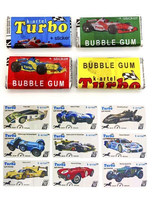Turbo ТУРБО Жевательная резинка из 90х 100 шт, 100 шт, фото 6