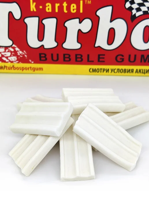 Turbo ТУРБО Жевательная резинка из 90х 100 шт, 100 шт, фото 7