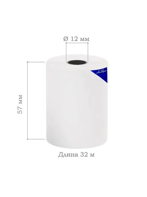 Lux-Paper Чековая термолента 57×12, 32 м, 24 шт, 57x12, 32 м, фото 3