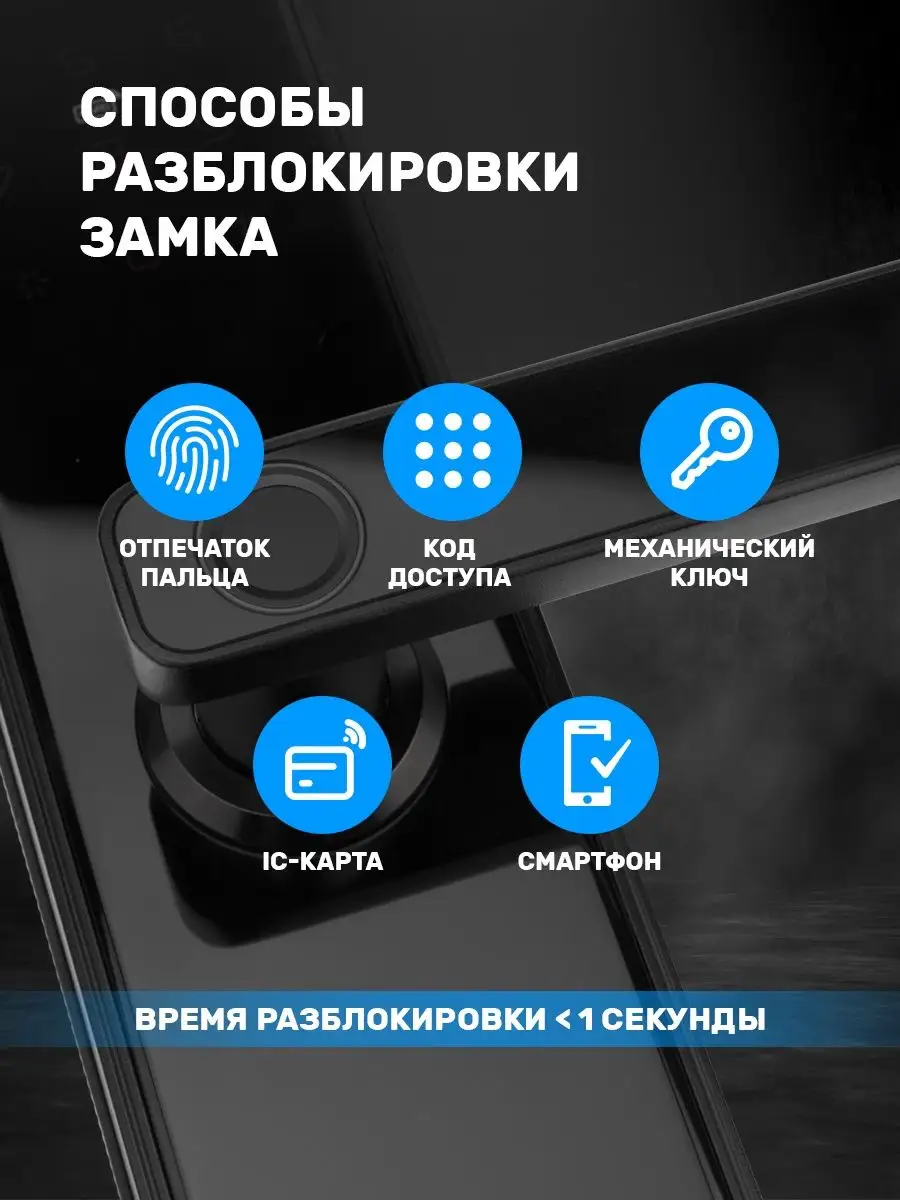 Дверной электронный замок Wi-Fi SECURIC 74242653 купить за 16 863 ₽ в  интернет-магазине Wildberries