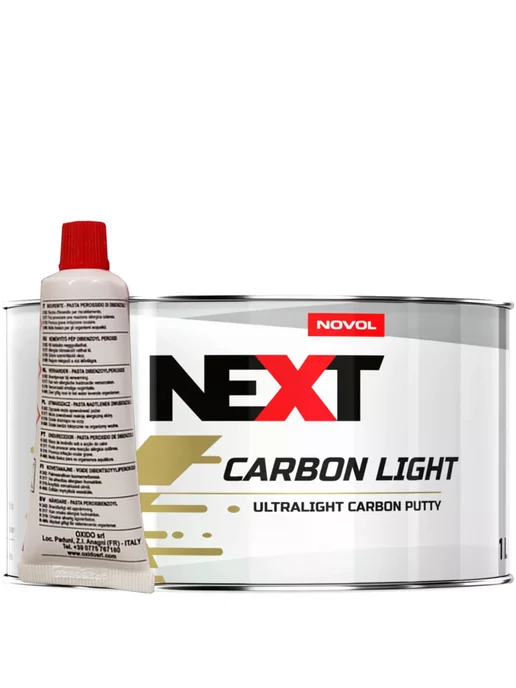 NOVOL Шпатлевка Next Carbon Light, с карбоновым волокном, 1 л, 1 л, фото 6