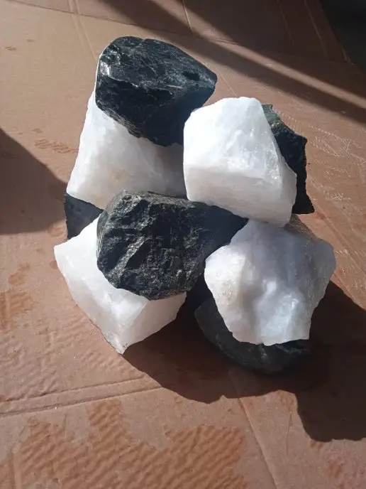 bazaltsite Нефрит Кварц колотые 4-8 см 10 кг камни, 10 кг, фото 6