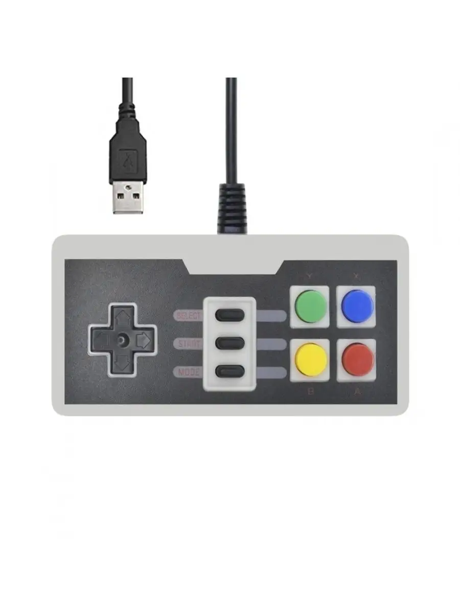 USB джойстик для игр в Nintendo, Dendy, NES с ПК, 1.8 метра Palmexx  74338529 купить в интернет-магазине Wildberries