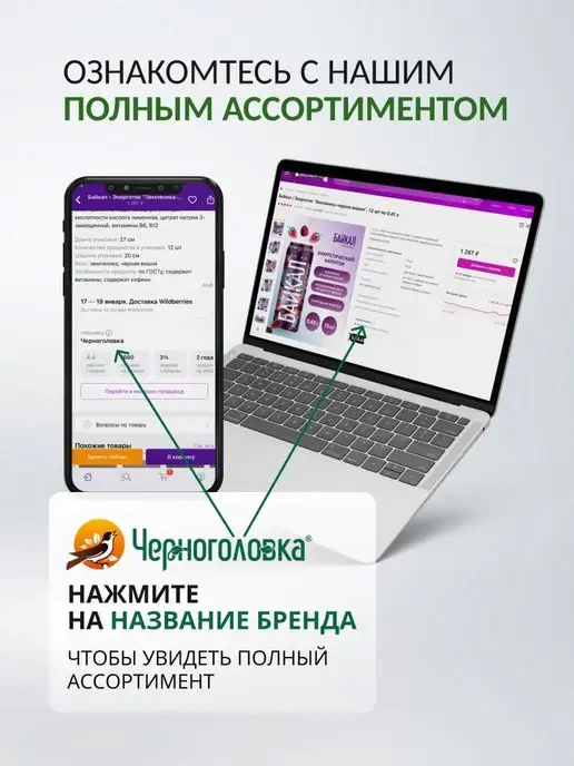 Байкал natural energy Энергетик "Кофе-лимон", 12 шт по 0,45 л, 12 шт, 0,45 л, фото 7