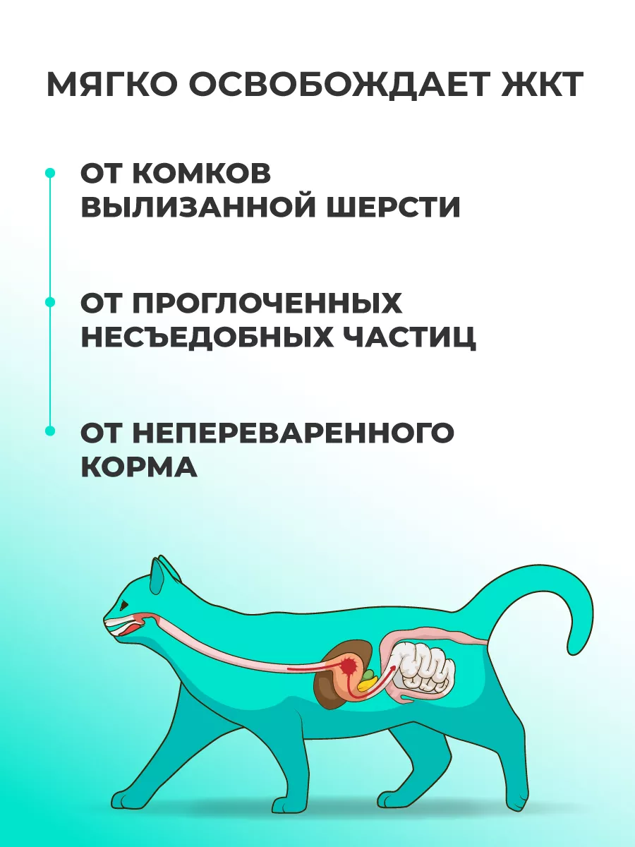 Паста для вывода шерсти Cliny для кошек в Алматы