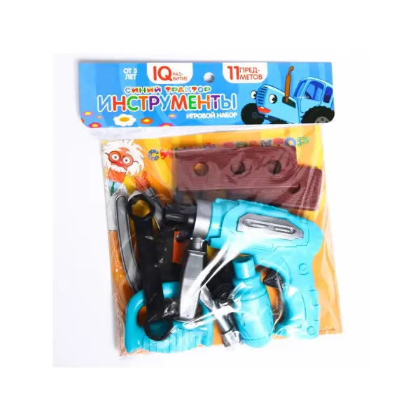 Игровой набор инструментов, Синий трактор, 11 предметов