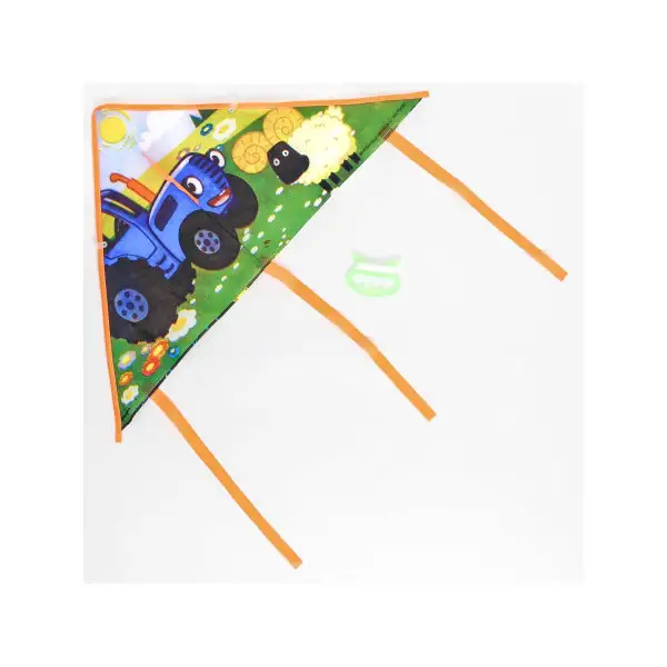 Воздушный змей "Барашка и трактор" Синий трактор 50х80 см