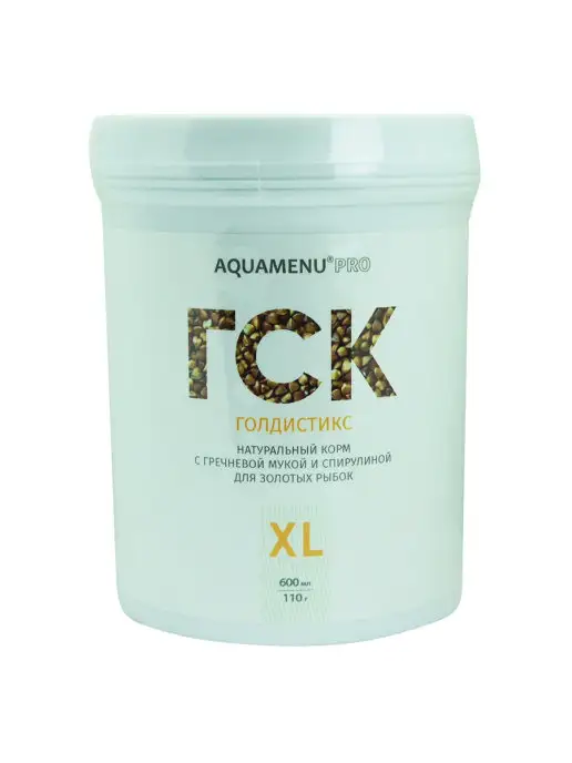 AQUAMENU Корм для золотых рыб ГСК-XL Голдистикс палочки 600 мл 110 г, 600 мл, 110 г, фото 2