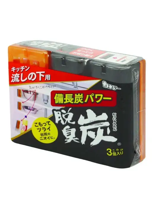 ST JAPAN Поглотитель запахов для шкафов 3шт, 3 шт
