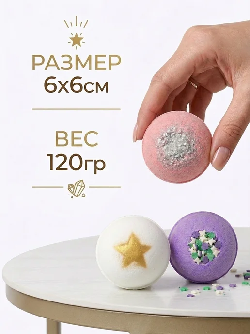 УТКА В ПЕНЕ Набор бомбочек для ванны 3 штуки, белый, фото 4