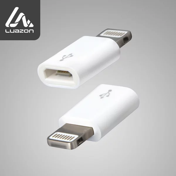 Переходник с microUSB на Lightning, 1 шт