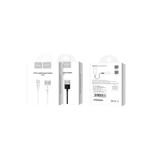 Кабель Lightning-USB, 2 А, 1 м, TPE оплетка