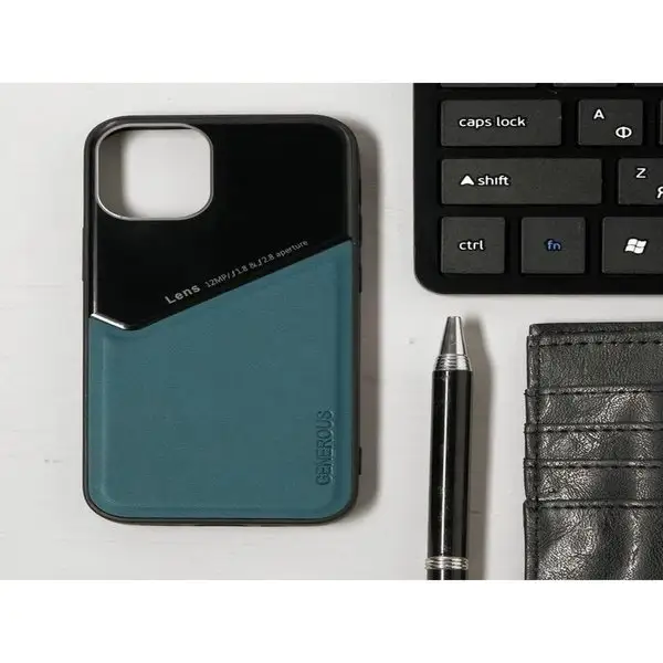 Чехол на iphone 12 mini, MagSafe, стекло/кожа