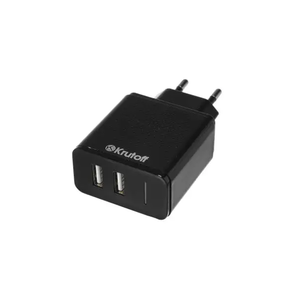 Сетевое зарядное устройство 2 USB, 2.4 A