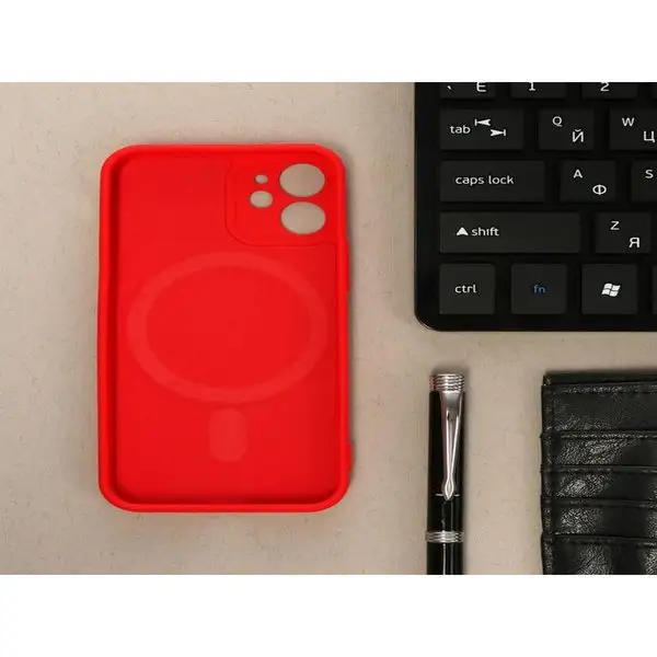 Чехол на iphone 12 mini, MagSafe, силиконовый