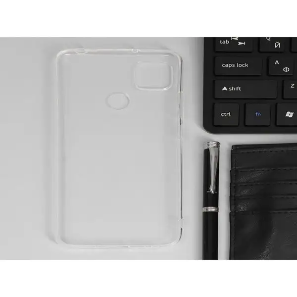 Чехол на телефон Xiaomi Redmi 9C силиконовый прозрачный