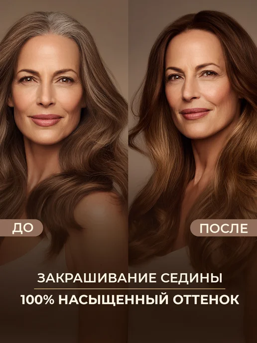 Only Bio Стойкая крем краска для волос Золотистый каштан 5.3, золотой, фото 2