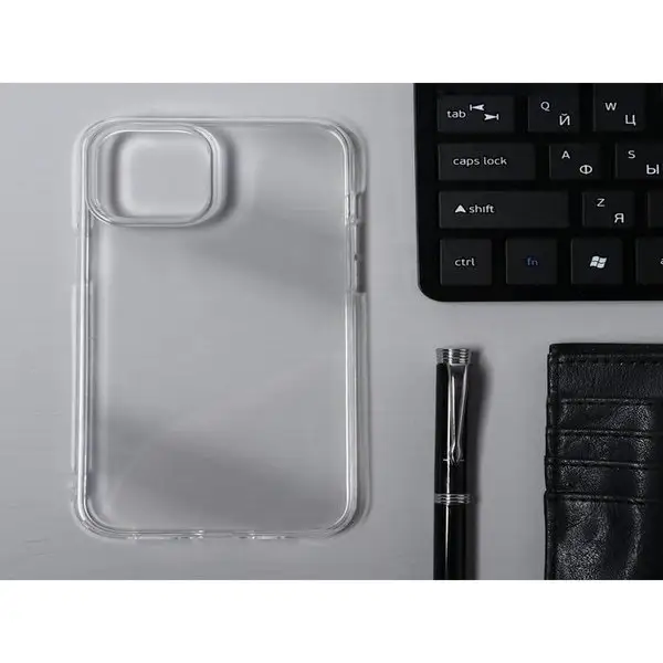 Чехол на iphone 12 Pro Max силиконовый прозрачный