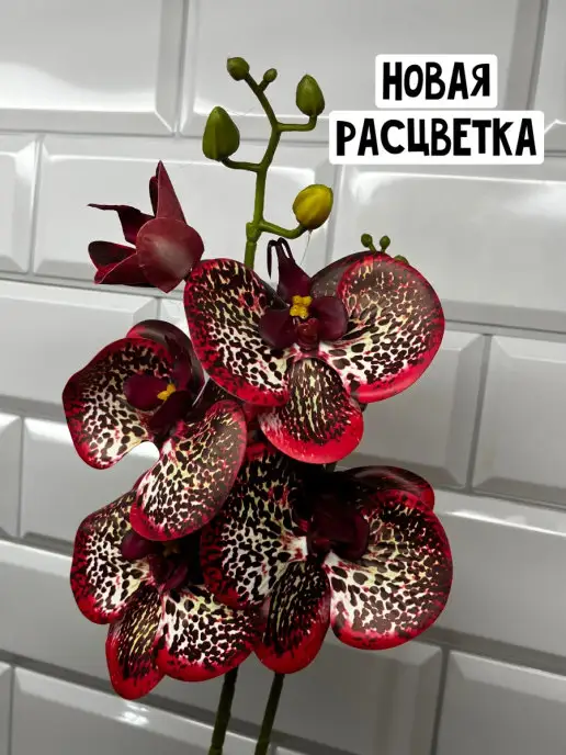 PIKELEV Искусственное растение, красный, фото 2