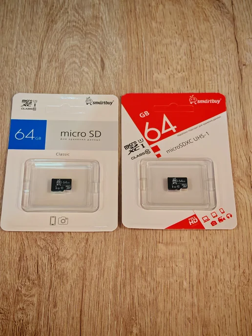 Device Карта памяти MicroSDXC 64ГБ UHS-1 для смартфона FHD 4K, 64 ГБ, фото 6