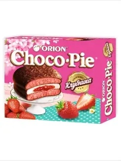 Пирожное в шоколадной глазури Choco Pie Premium.Клубника360г ОРИОН Group 74724604 купить за 182 ₽ в интернет-магазине Wildberries