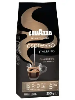 Кофе в зернах Espresso Italiano Classico, 250 гр Lavazza 74759566 купить за 2 067 ₽ в интернет-магазине Wildberries