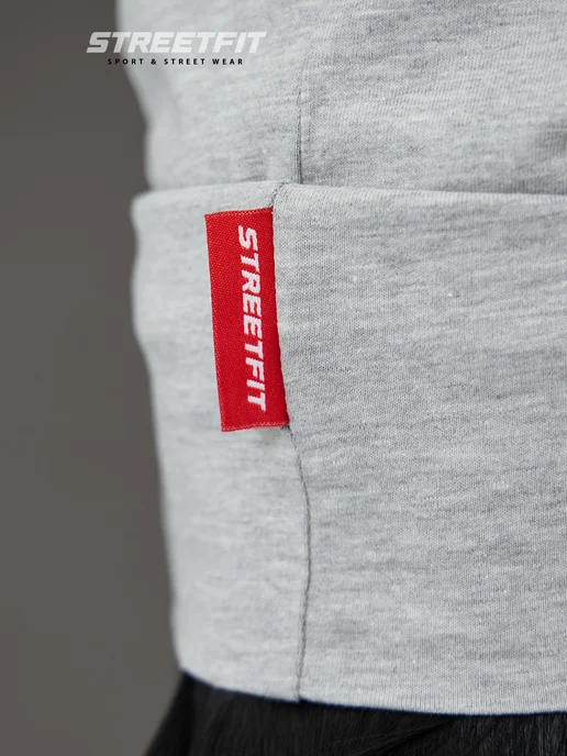 STREETFIT Шапка женская бини осенняя-весенняя трикотажная, серый, фото 6