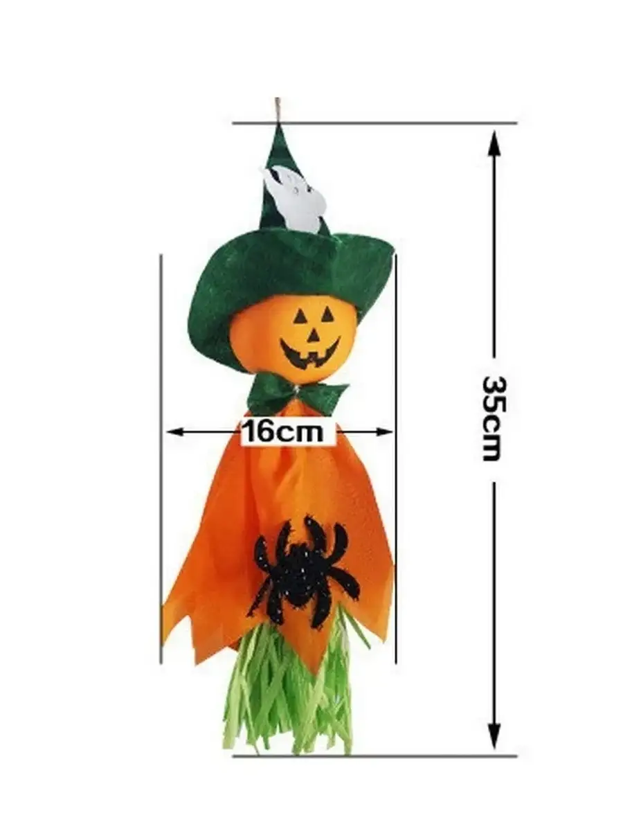 Подвесной декор Хэллоуин Пугало Хэллоуин 74871644 купить в  интернет-магазине Wildberries