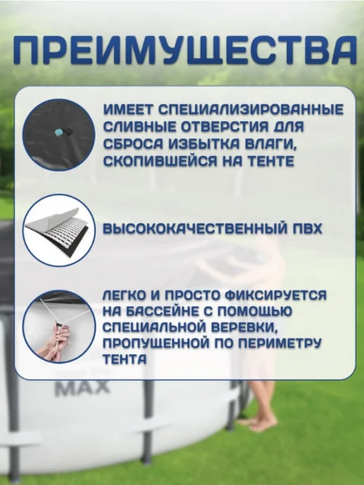 Туризм без хлопот Тент для бассейна, вариант, фото 3