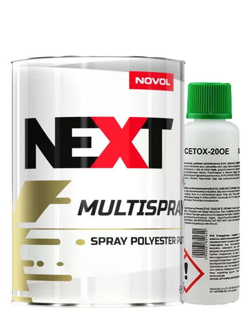 NOVOL Шпатлевка Next Multispray, жидкая, финишная, 800 мл, 800 мл, фото 6
