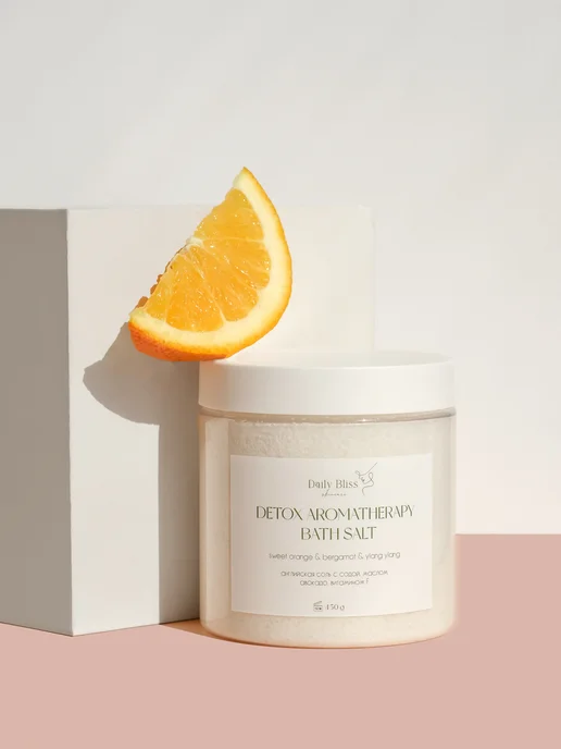 Daily Bliss skincare Детокс соль для ванны с магнием, Эпсома с эфирными маслами, вариант, фото 5