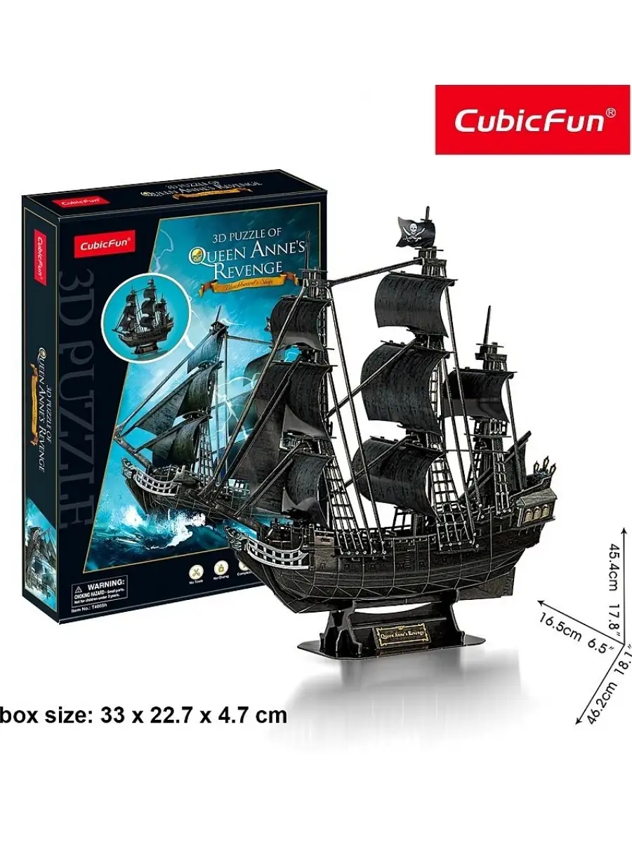 Cubicfun 3d puzzle the queen hot sale anne's revenge