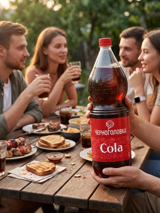 Черноголовка Лимонад "Кола" газированный, 2 л х 6 шт, 2 л, 6 шт, фото 5