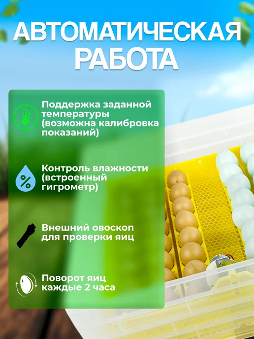 Sititek Инкубатор автоматический для 96 куриных яиц, желтый, фото 2