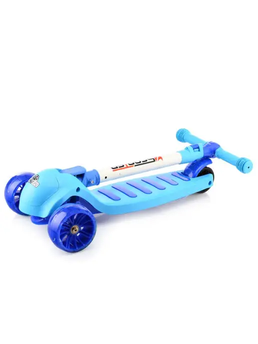 URAL TOYS Самокат трехколесный детский от 1,5 лет для мальчика, голубой, фото 2