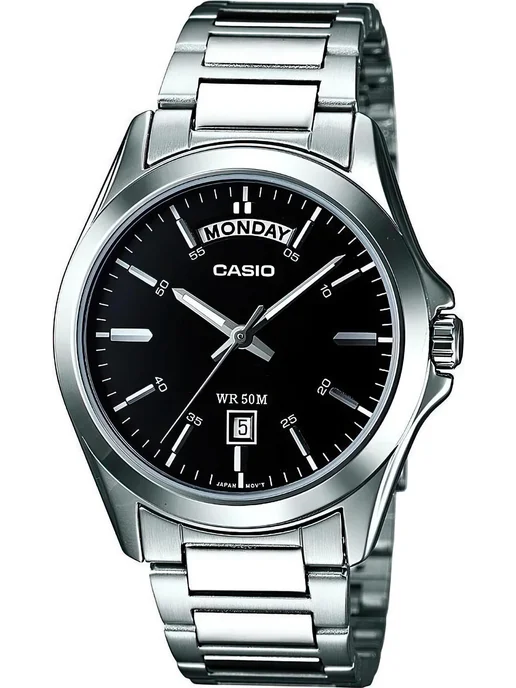Casio Часы Collection MTP-1370D-1A1, серый, фото 2