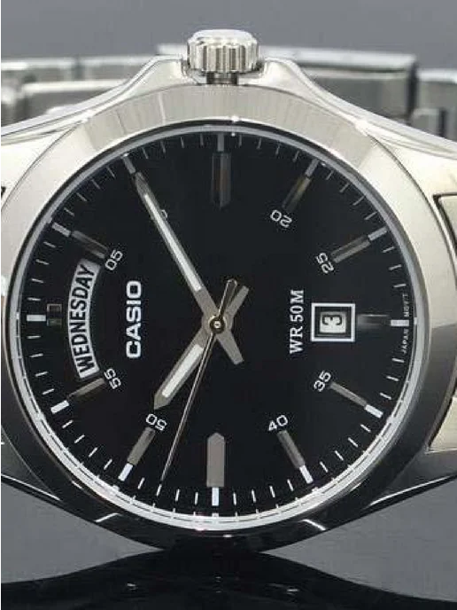 Casio Часы Collection MTP-1370D-1A1, серый, фото 4