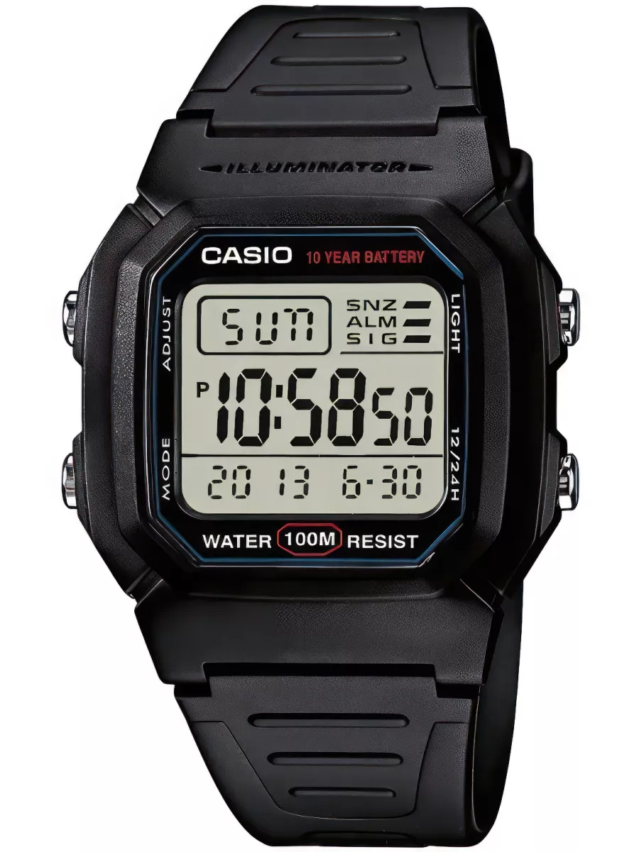 Часы Casio Collection W-800H-1A Casio 75449587 купить за 4 169 ₽ в  интернет-магазине Wildberries