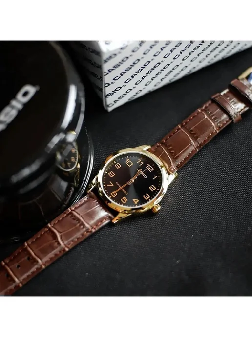 Casio Часы Collection MTP-V001GL-1B, желтый, фото 8