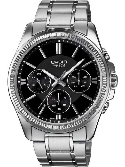 Casio Часы Collection MTP-1375D-1A, серый, фото 2