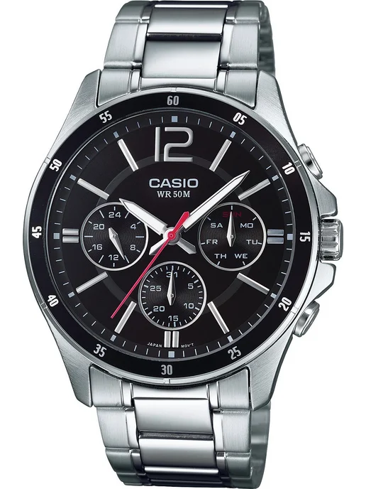 Casio Часы Collection MTP-1374D-1A, серый, фото 2