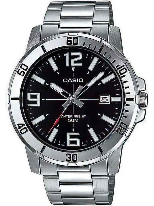 Casio Часы Collection MTP-VD01D-1B, серый, фото 2
