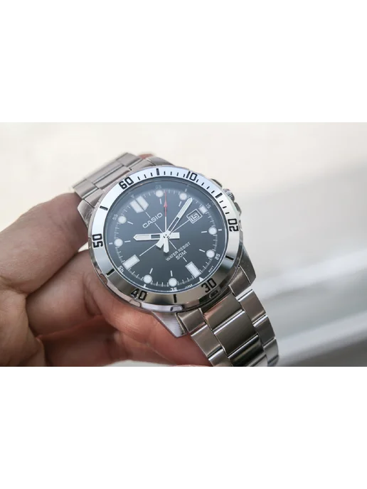 Casio Часы Collection MTP-VD01D-1E, серый, фото 7